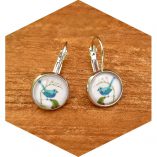 Blue Bird Earrings