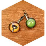 Fish and Cat Earrings