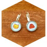 Poop and Cat Earrings