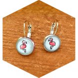 Pink Flamingo Earrings