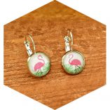 Pink Flamingo Earrings