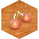 Glass Dome Mood Earrings
