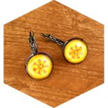 Sun Glass Dome Earrings