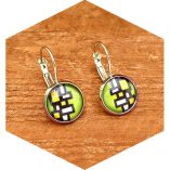 Glass Dome Mood Earrings