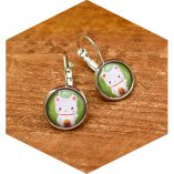 Lucky Cat Earrings