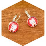 Lucky Cat Earrings