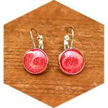 Red Sparkly Earrings